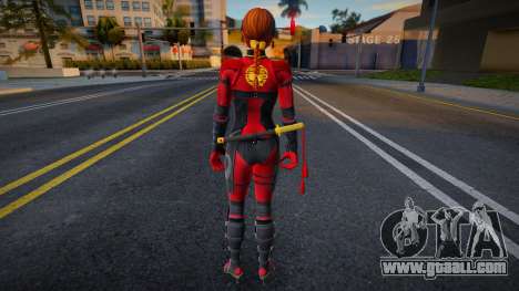 Dead Or Alive 5 - Kasumi (Costume 2) v10 for GTA San Andreas