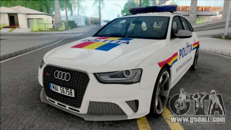Audi RS4 Politia for GTA San Andreas