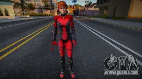 Dead Or Alive 5 - Kasumi (Costume 2) v4 for GTA San Andreas