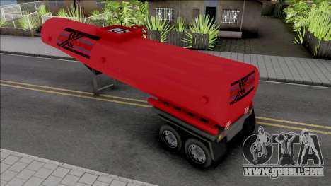 Red Petrol Tanker Trailer for GTA San Andreas
