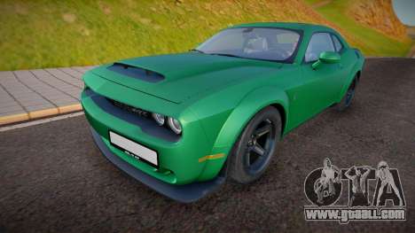 Dodge Challenger SRT Demon (Melon) for GTA San Andreas