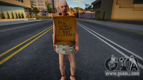Homeless for GTA San Andreas