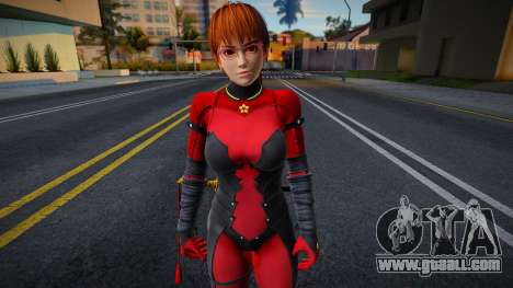 Dead Or Alive 5 - Kasumi (Costume 2) v4 for GTA San Andreas