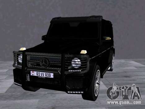 Mercedes Benz G65 AMG BRABUS Face (W463) V2 for GTA San Andreas