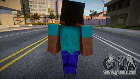 Minecraft Steve Skin V2 for GTA San Andreas