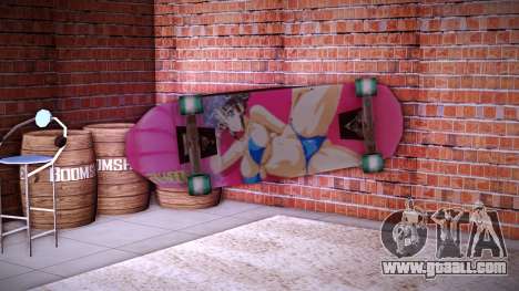Skateboard Bat Weapon for GTA Vice City