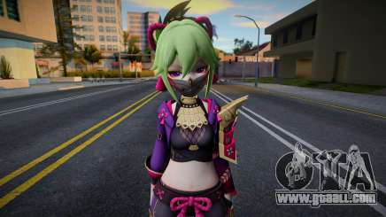 Genshin Impact Kuki Shinobu (Mask) for GTA San Andreas