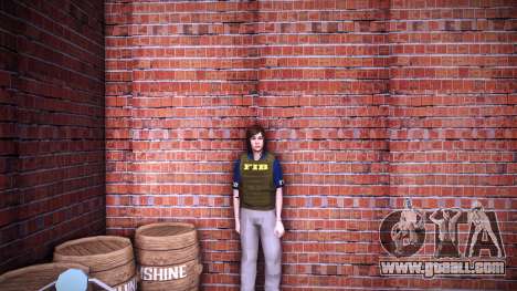 FIB Woman HD for GTA Vice City