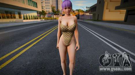 DOAXVV Ayane - Bodysuit Gucci for GTA San Andreas