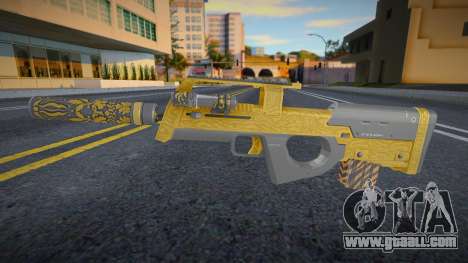 Yusuf Amir Luxury - Suppressor, Flashlight (Defa for GTA San Andreas