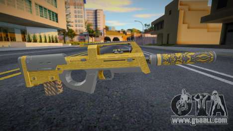 Yusuf Amir Luxury - Suppressor, Flashlight (Defa for GTA San Andreas