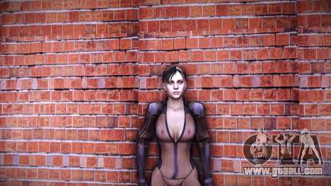Jill Black Blue Battlesuit - Semi-Nude for GTA Vice City