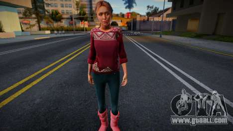 Girl in a sweater for GTA San Andreas