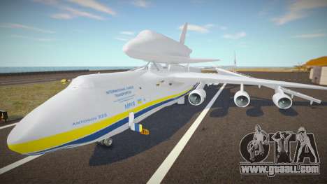 Antonov An-225 Mriya v5 for GTA San Andreas