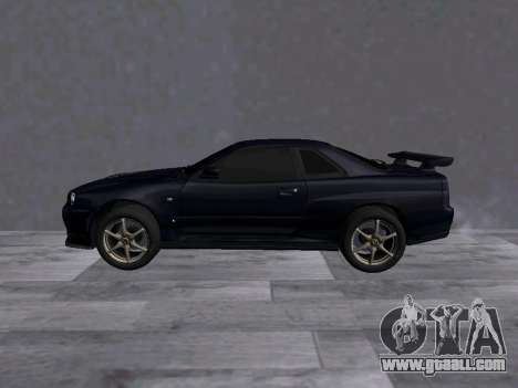 Nissan Skyline R34 V2 for GTA San Andreas