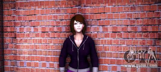 Girl from Saints Row v7 for GTA Vice City