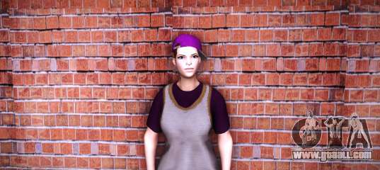 Girl from Saints Row v8 for GTA Vice City
