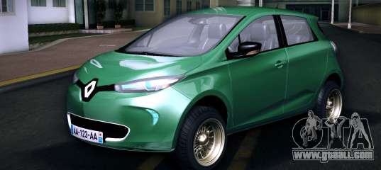 Renault Zoe 2013 for GTA Vice City