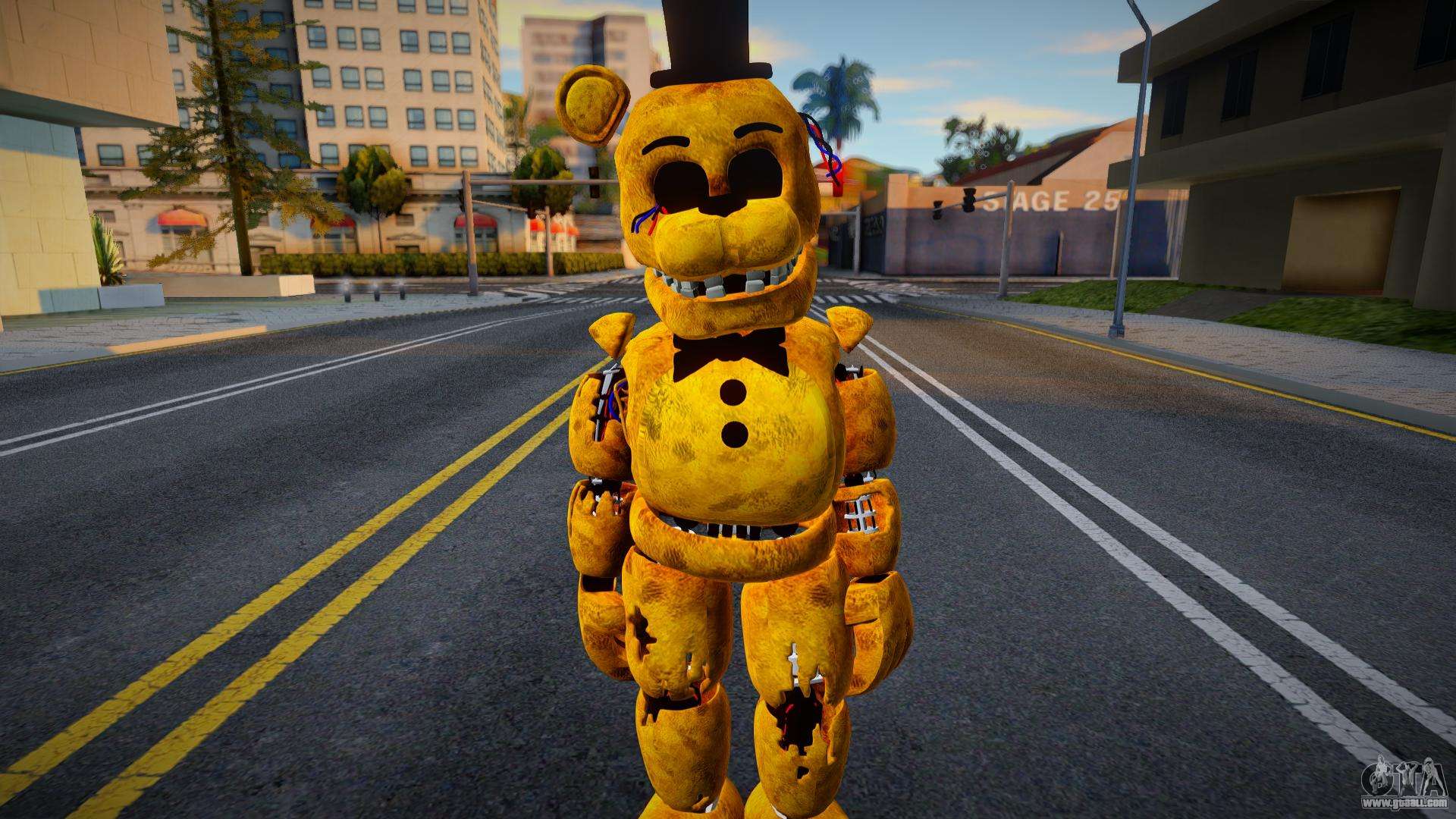 GTA 5 Mods FNAF Withered Golden Freddy - GTA 5 Mods Website