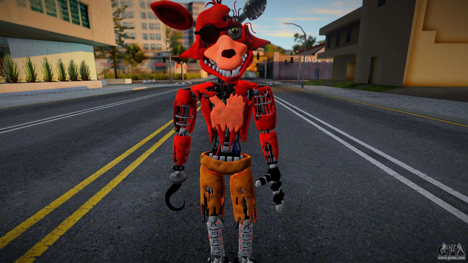 Withered Foxy (FNAF 2) for GTA San Andreas