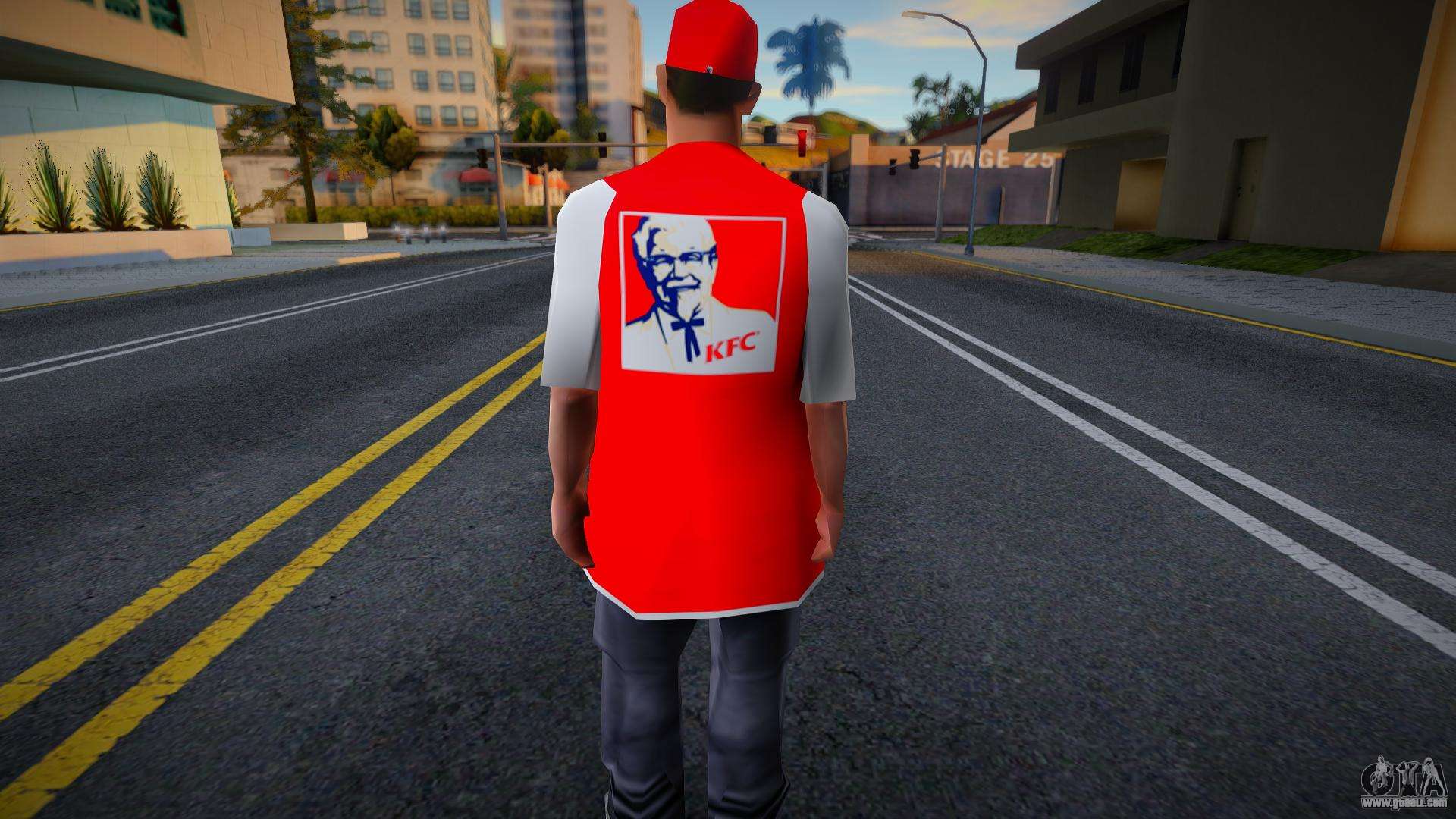 KFC Employee for GTA San Andreas