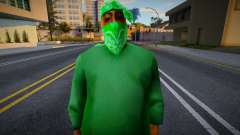 All Green Fam 1 With Bandana for GTA San Andreas