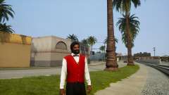 Long hair and beard for CJ for GTA San Andreas Definitive Edition