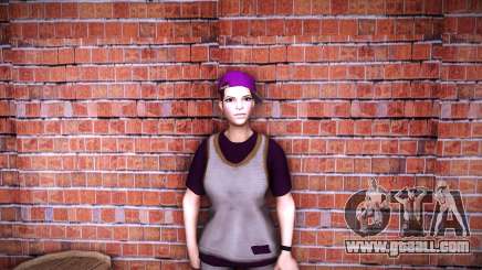 Girl from Saints Row v8 for GTA Vice City