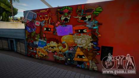 Brickhead Zombies Mural for GTA San Andreas