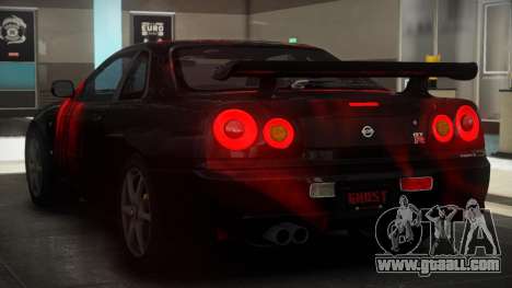 Nissan Skyline R34 GT V-Spec S8 for GTA 4