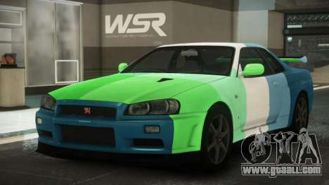 Nissan Skyline R34 GT V-Spec S3 for GTA 4