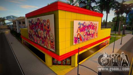 Japanese Corner Shop (Yellow-Red) for GTA San Andreas