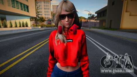 DOAXVV Amy - Fashion Casual V3 Crop Hoodie Supre for GTA San Andreas