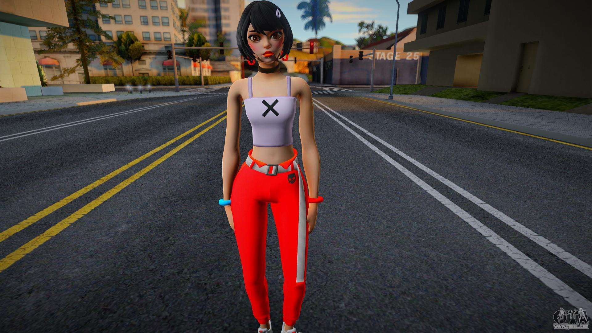 Download Sylvie from Fortnite for GTA San Andreas