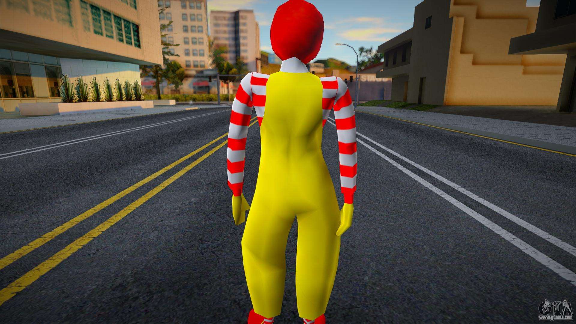 Japanese Ronald McDonald Fix For GTA San Andreas Japanese Ronald McDonald Fix For GTA San Andreas