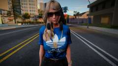 DOAXVV Amy - Fashion Casual V3 Adidas Denim Shor for GTA San Andreas