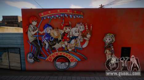 Genshin Impact Mural Odong Odong Teyvat for GTA San Andreas