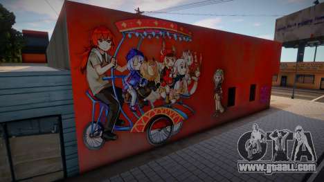 Genshin Impact Mural Odong Odong Teyvat for GTA San Andreas