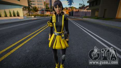 Fortnite - Chic (Yellow) for GTA San Andreas