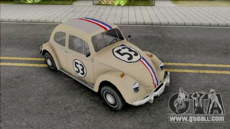 Volkswagen Beetle Herbie [VehFuncs] for GTA San Andreas