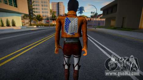 Bertolt Hoover from Attack on Titan for GTA San Andreas