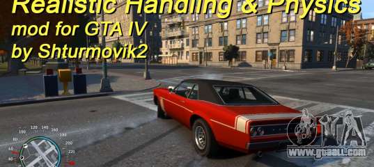 Realistic Handling and Physics V1.0 for GTA 4