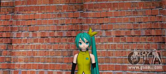 Hatsune Miku Singer Clothe for GTA Vice City