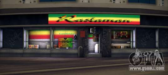 Rastaman Music Store for GTA Vice City