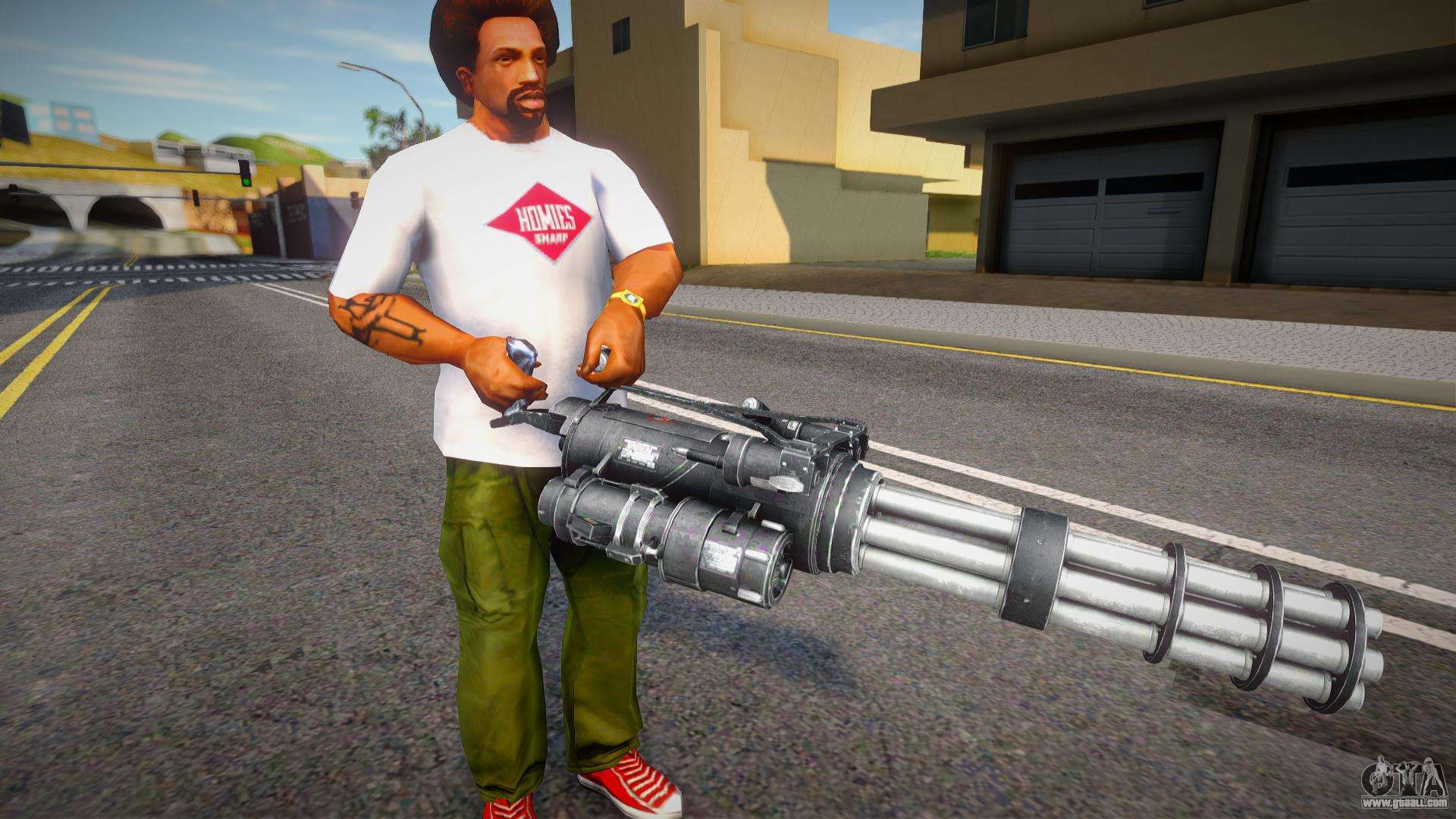 GTA San Andreas Jetpack with Miniguns v1.2 Mod 