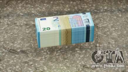 Realistic Banknote Euro 20 for GTA San Andreas Definitive Edition