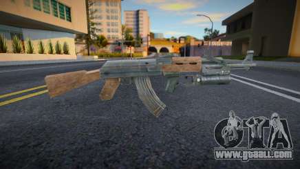 AK-47 with underbarrel grenade launcher for GTA San Andreas