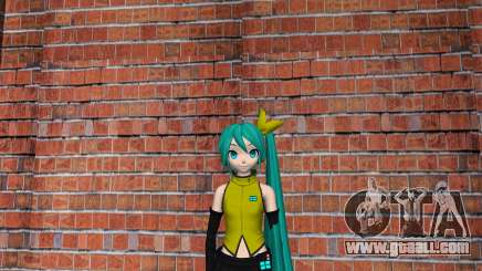 Hatsune Miku Singer Clothe for GTA Vice City