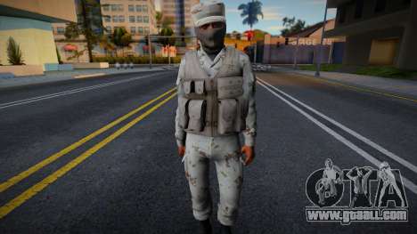 Mexican Soldier (Desert Camouflage) v2 for GTA San Andreas