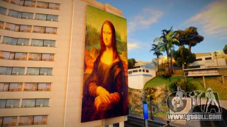 Mona Lisa Billboard for GTA San Andreas